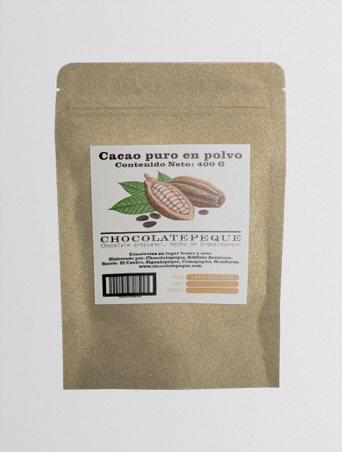 Cacao puro en polvo